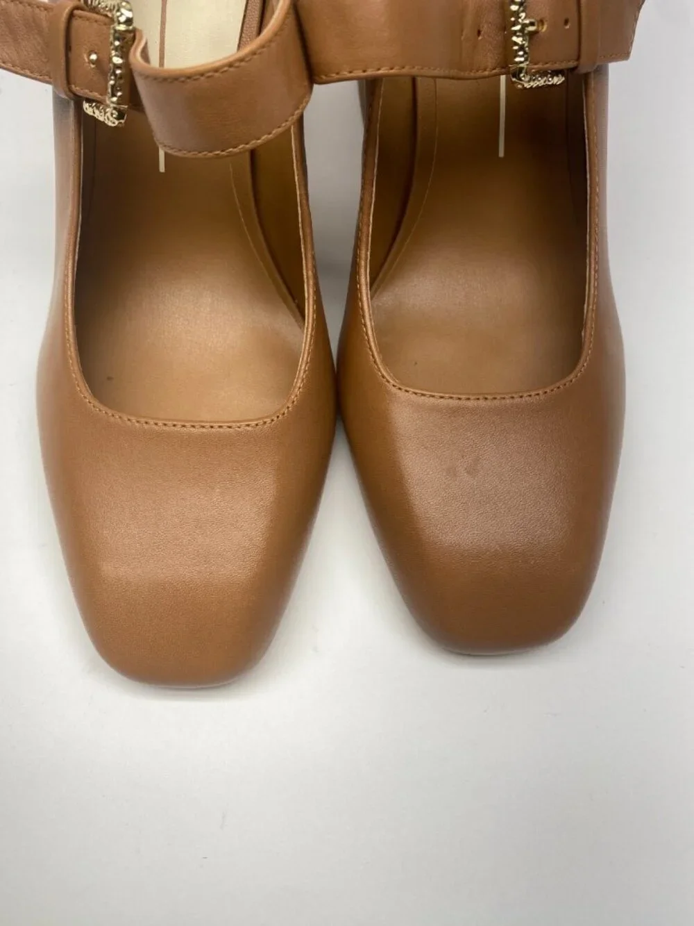 Dolce Vita Women's Lakota Mary Jane Caramel Heels Sz 10